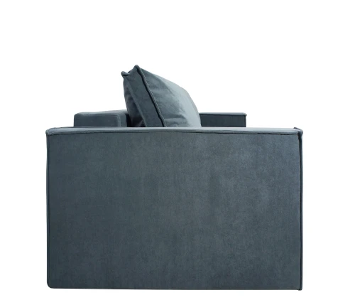 Диван еврокнижка Лофт Люкс велюр серый