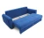 Диван еврокнижка  Вега, велюр синий, 150