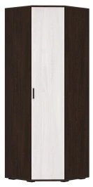 Шкаф угловой Белла, венге/ясень белый