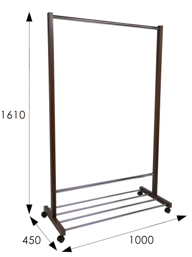 Вешалка напольная В 35Н средне-коричневый