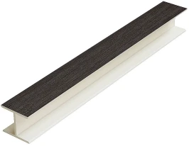 Соединительный элемент для цоколя ПВХ 180 гр. Венге (new) 146*18*16