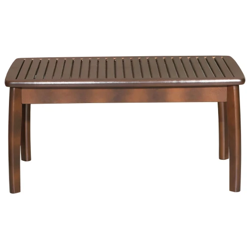 Стол журнальный Массив решетка орех