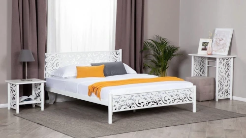 Кровать Парма 180*200, белая