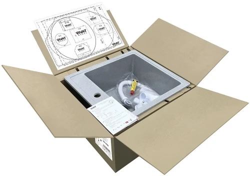 Мойка врезная Vivat 475119 1Ч Гэлакси