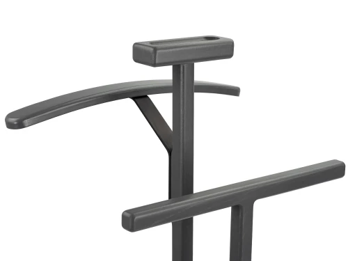 Вешалка костюмная ГАЛАНТ 340 черный/ серый графит