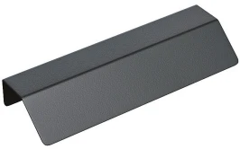 Ручка торцевая мебельная СТ-1 Матовый черный 124*40*15