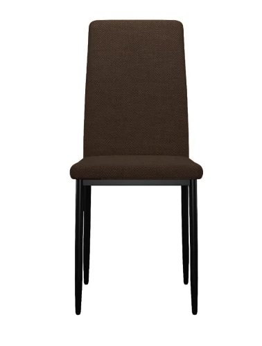 Стул DikLine 272 SB3 шоколад, ножки черные