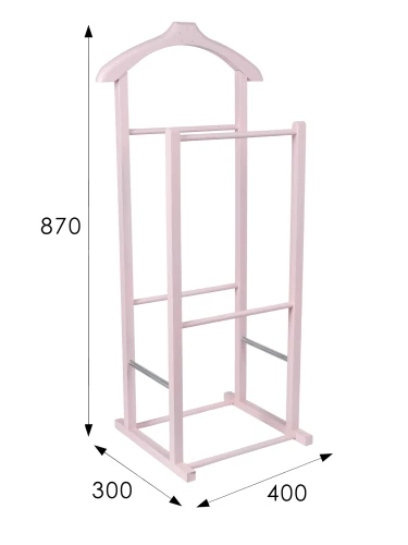 Вешалка костюмная детская В 28Н розовый