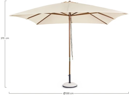 Зонт Неаполь Бежевый 3х3