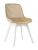 DC271 Стул пластиковый, БЕЖЕВЫЙ, ноги белые