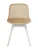 DC271 Стул пластиковый, БЕЖЕВЫЙ, ноги белые