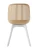 DC271 Стул пластиковый, БЕЖЕВЫЙ, ноги белые