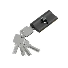 Цилиндр для замков BRAVO KAB-6.3S 56(28/28) SBlack