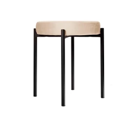 Комплект 2 шт. Табурет DikLine, B03 BEIGE, ножки черные