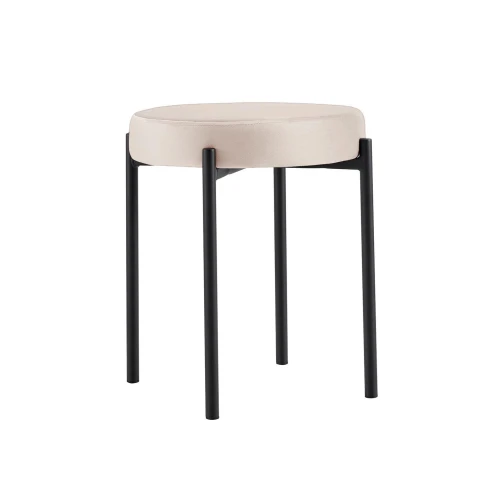 Комплект 2 шт. Табурет DikLine, B03 BEIGE, ножки черные
