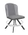 Стул DikLine 299 поворотный NS10 GREY/C50 светло-серый, ножки черные