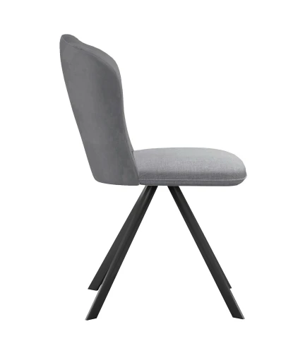 Стул DikLine 299 поворотный NS10 GREY/C50 светло-серый, ножки черные