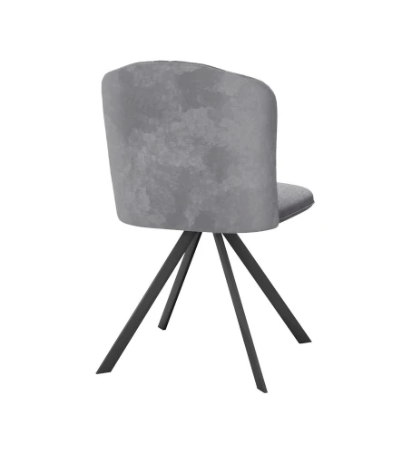 Стул DikLine 299 поворотный NS10 GREY/C50 светло-серый, ножки черные