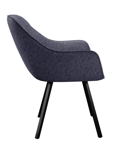 Стул DikLine 252 М поворотный, NS13 GRAPHITE, ножки черные