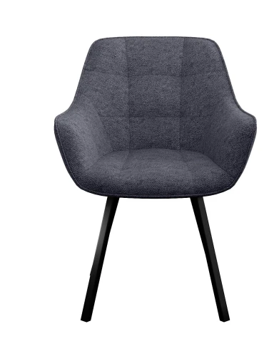 Стул DikLine 252 М поворотный, NS13 GRAPHITE, ножки черные