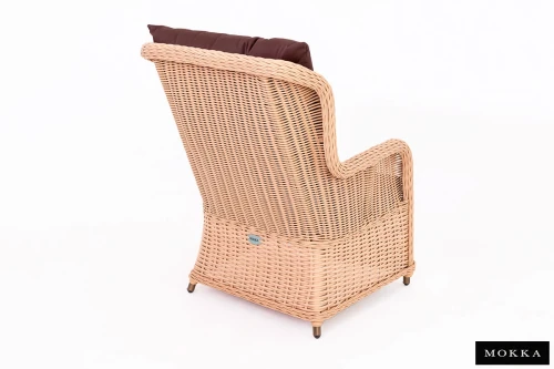 Комплект плетеной мебели МОККА SAN MARINO (стол обеденный, 8 кресел), Бежевый