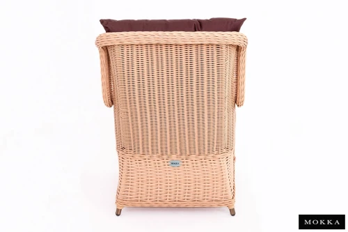 Комплект плетеной мебели МОККА SAN MARINO (стол обеденный, 8 кресел), Бежевый