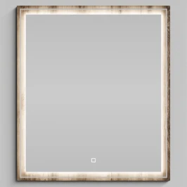 Зеркало Лайт 70, Дуб крымский коричневый ПВХ 131005-9005