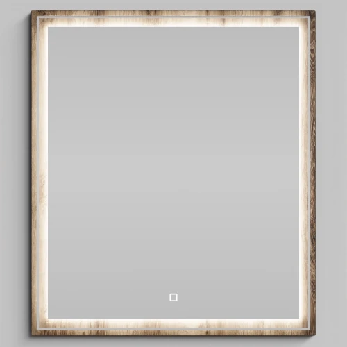 Зеркало Лайт 70, Дуб крымский коричневый ПВХ 131005-9005