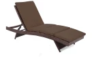 Шезлонг, лежак из искусственного ротанга  МАРА «MARA» в комплекте в матрасом  -  Dark Brown Шезлонг, лежак из искусственного ротанга  МАРА «MARA» в комплекте в матрасом  -  Dark Brown