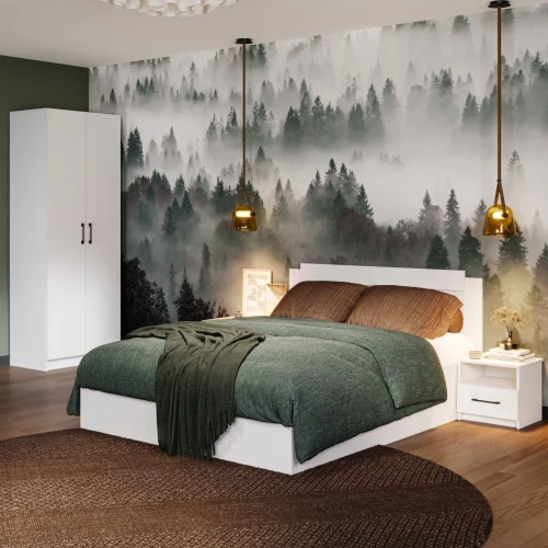 Тумба «Чикаго» (2 шт), белая