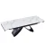 DT888 Стол раскладной Bentley whie, 160-240/90*76, керамич. столеш, основ. металл черный
