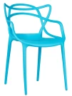 DC459 Стул пластиковый литой, СИНИЙ#60125