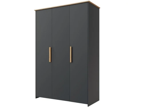Шкаф «Скандинавия 3Д» КМК 0905.7, Графит/ дуб наварра