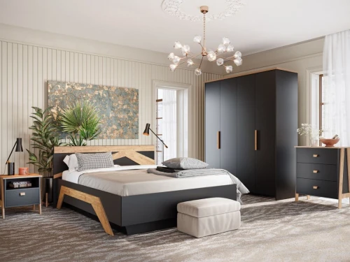 Шкаф «Скандинавия 3Д» КМК 0905.7, Графит/ дуб наварра