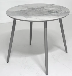 Стол МИЛТОН D89 PANDORA LIGHT, керамика / ЛАТТЕ каркас М-City