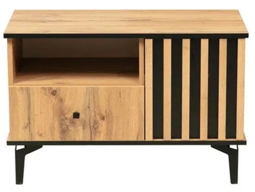 Тумба под ТВ Либерти 51.07 (опора h150) Дуб вотан/Черный