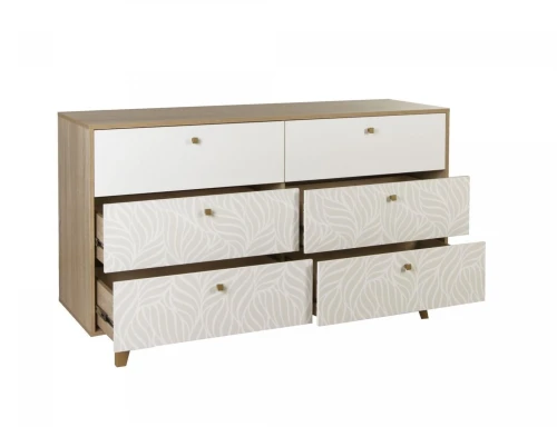 Комод 56.02-01 Адажио дуб сонома / белый