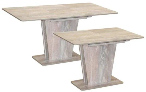 Стол обеденный Эстетика Бетон пайн темный