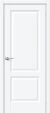Межкомнатная дверь ПЭТ BRAVO Неоклассик-32 White Silk