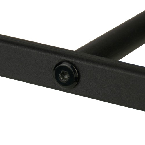 Стол журнальный МеталлАрт М025 коричневый дуб/черный