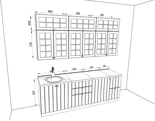 Кухня Прованс Комплектация 9