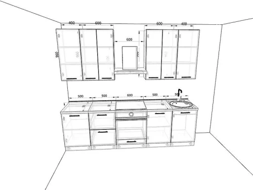 Кухня Базис Комплектация 69