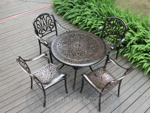 Мебель из металла Palermo 4 с круглым столом