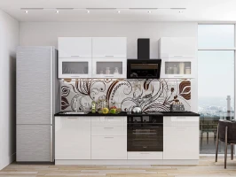 Кухонный гарнитур Валерия-М-01 Белый глянец