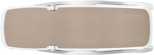 Шезлонг Nardi Omega без подлокотников, бело-коричневый