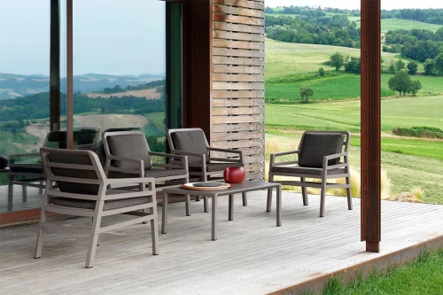 Стул Aria, тортора-кофе