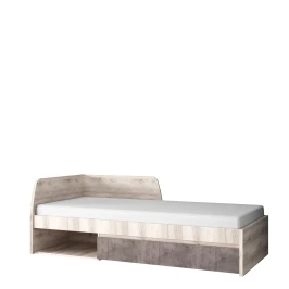 Кровать 90 , JAZZ, цвет Каштан найроби/Оникс