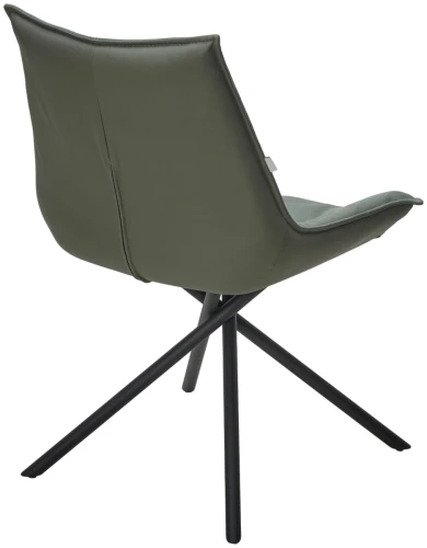 Стул ОСЛО Atmocfera 695 Зеленый / Orakul 695 Зеленый / Черный каркас M-City