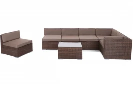 Модульный комплект из искусственного ротанга Люк 1