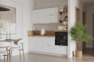 Кухонный гарнитур КГ 2100 Эмаль, Белый  Арника РМ